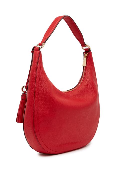 michael kors hobo bag red|Michael Kors shoulder bag small.